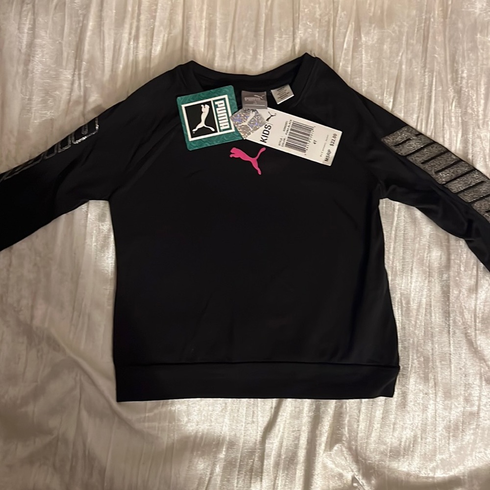 Girls Puma Long Sleeve Tee